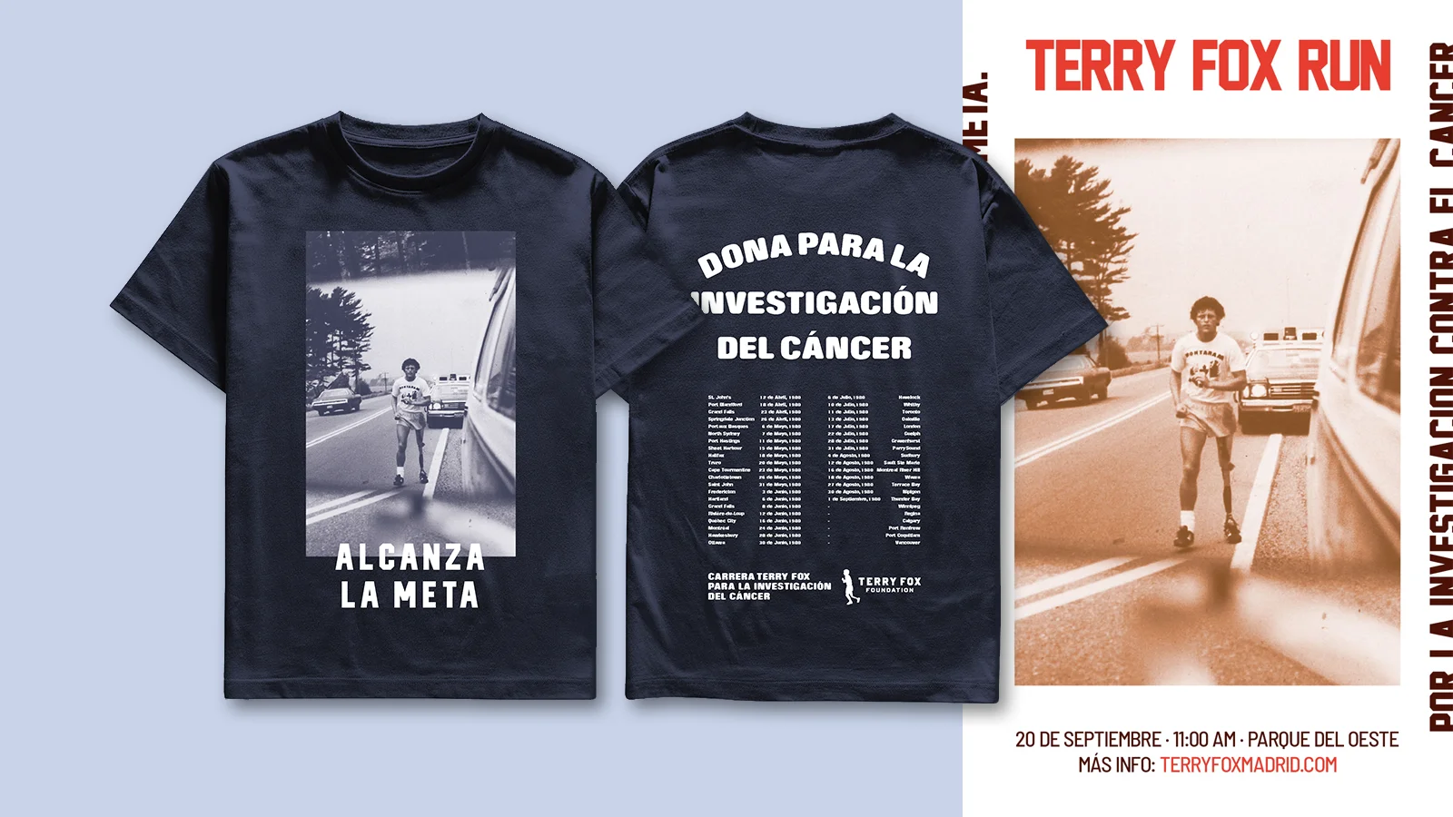 Colaborando en la investigación contra el cáncer con la carrera Terry Fox Run — vista general